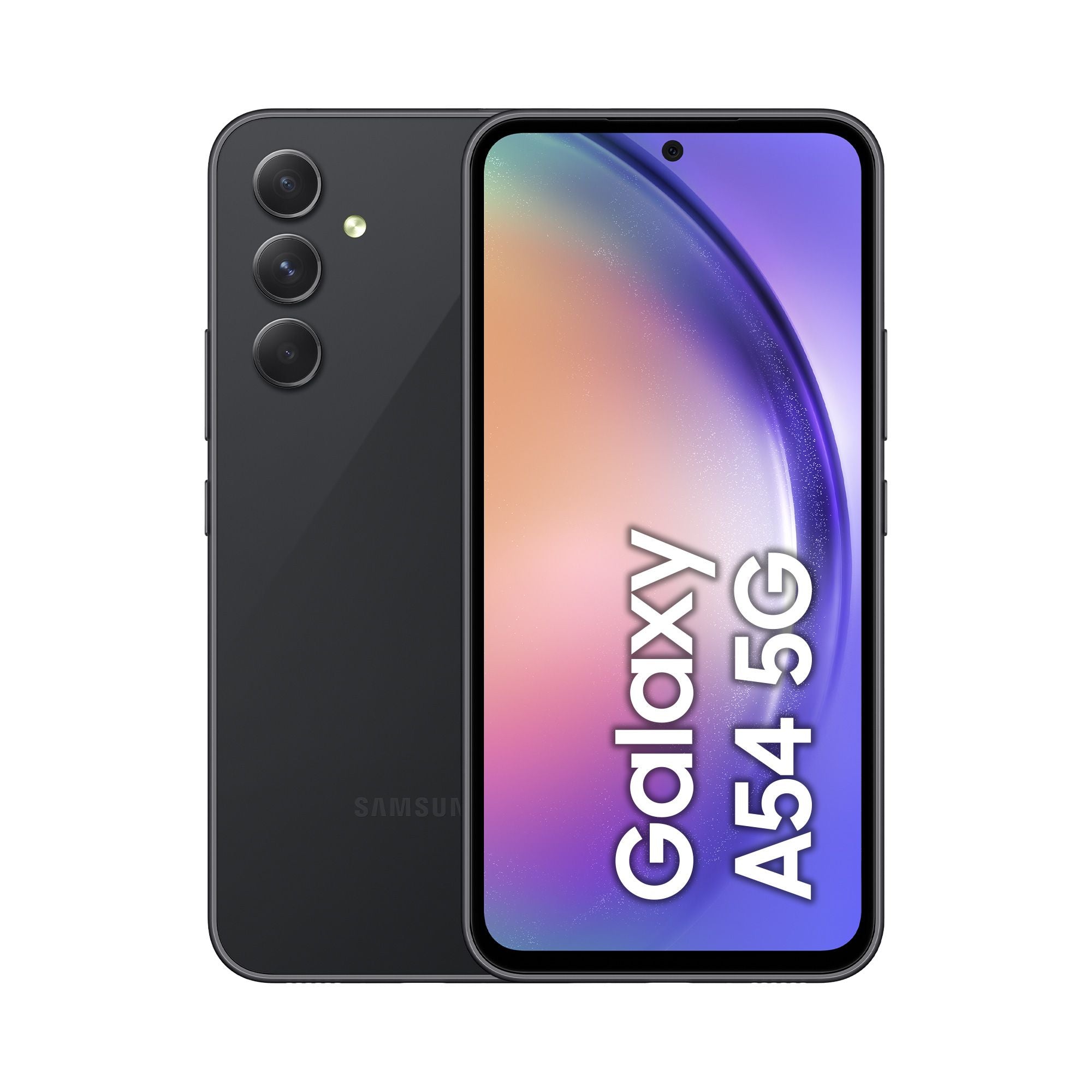 Samsung galaxy a54 5g display fhd+ super amoled 6.4”, android 13, 8gb ram, 128gb, doppia sim, batteria 5.000 mah, awesome graphite - SM-A546BZKCEUE