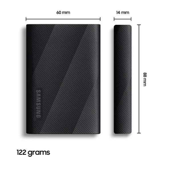 Samsung portable ssd t9 usb 3.2 1tb - MU-PG2T0B/EU