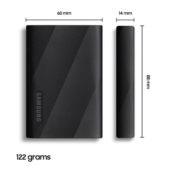 Samsung portable ssd t9 usb 3.2 1tb - MU-PG1T0B/EU