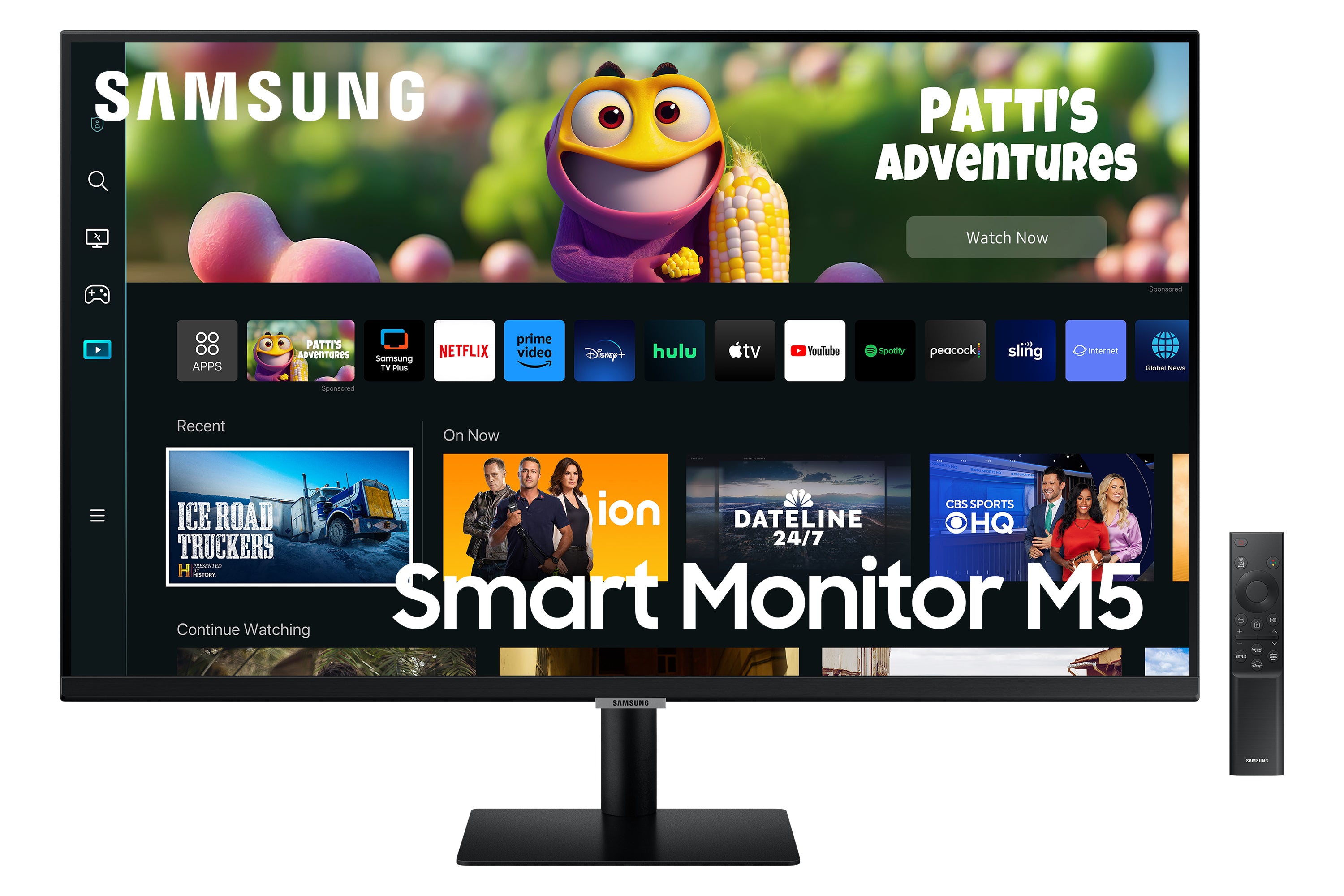 Samsung smart monitor m5 - m50c da 27'' full hd flat - LS27CM500EUXEN