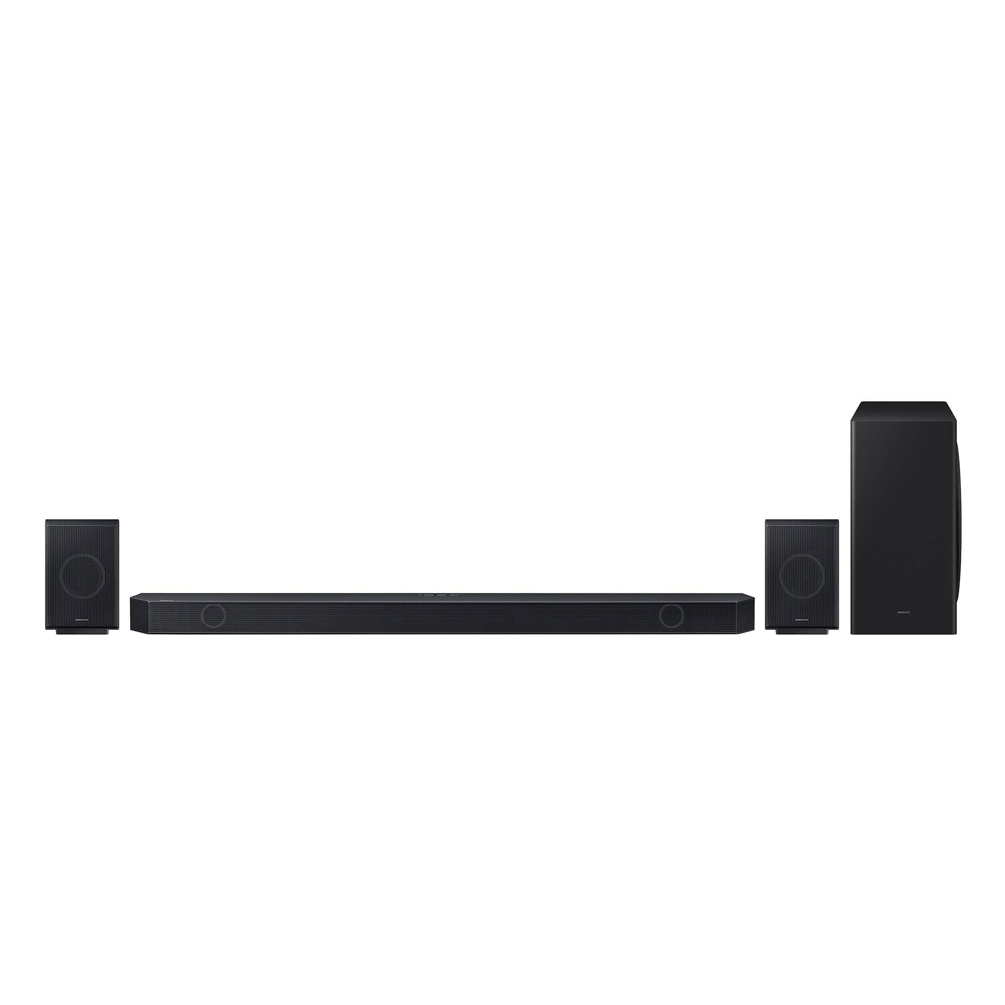 Samsung soundbar hw-q930d/zf serie q, 17 speaker, wireless dolby atmos, audio a 9.1.4 canali, q-simphony, alexa integrato e compatibile con google assistant, titan black 2024