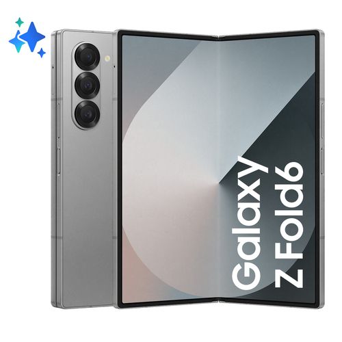 Samsung galaxy z fold6 smartphone ai, 1tb, ram 12gb, display 6,3"/7,6" dynamic amoled 2x, silver shadow - F956BZSNE