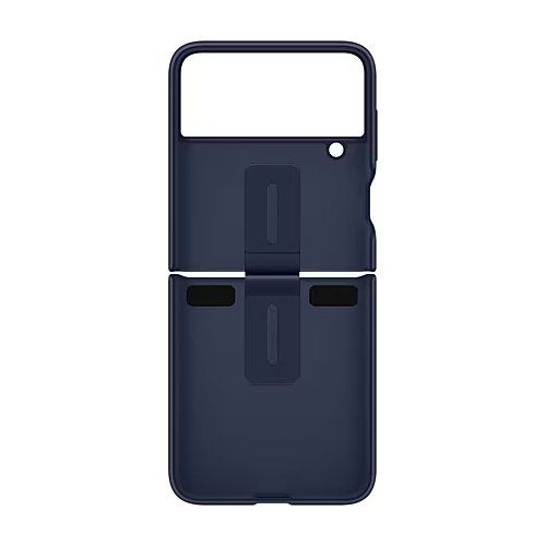 Samsung galaxy z flip6 silicone case with ring navy blu - EF PF741TNEGWW