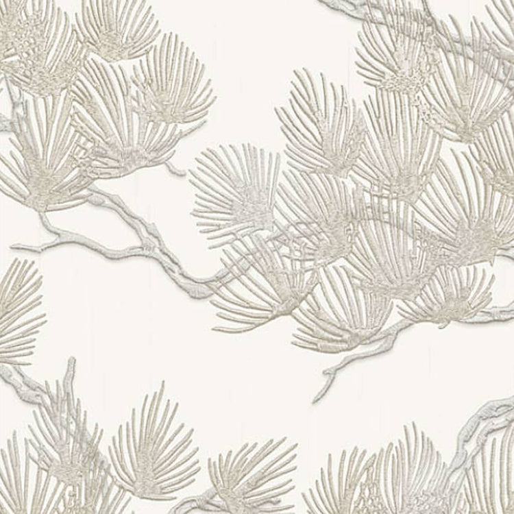 DUTCH WALLCOVERINGS Carta da Parati Motivo a Pino Bianco