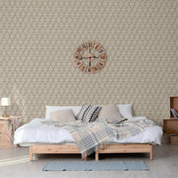 DUTCH WALLCOVERINGS Carta da Parati Geometric Oro e Verde 442589