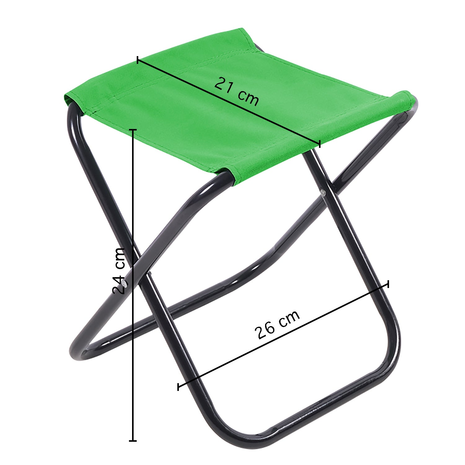 Mini Sgabello Pieghevole Campeggio Viaggi Seggiola Giardino Sedia Portatile Per Esterni Leggero Piccola SalvaSpazio Sgabelli Da Zaino Verde