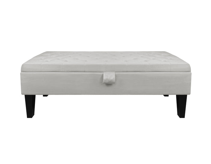 Divanetto In Velluto Panca Contenitore Pouf PortaOggetti Panca Sgabello A Pie Di Letto Cassapanca Ingresso Legno Massello Panchina - Grigio