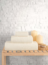 Set 3 Pezzi Asciugamani In Bambù Bagno Salvietta Viso Telo Doccia Asciugamano Pregiati Super Assorbenti  Salviette Teli Asciugamano Ospite 450 Gr Bamboo - BambuCrema