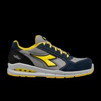 Run Net Airbox-Scarpe Antinfortunistica Traspiranti Ai Carboni Attivi Low S1P Src Blu/Grigio-Diadora Utility-Misura 42