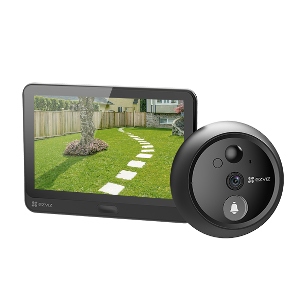 Videospioncino smart con campanello, visione notturna, batteria ricaricabile, ultragrandangolare 155° EZVIZ HP4