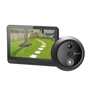 Videospioncino smart con campanello, visione notturna, batteria ricaricabile, ultragrandangolare 155° EZVIZ HP4