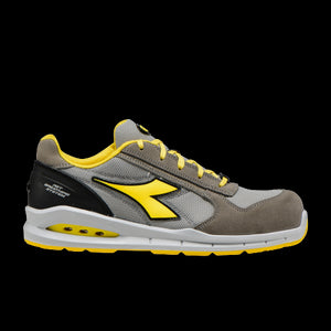 Run Net Airbox-Scarpe Antinfortunistica Traspiranti Ai Carboni Attivi Low S1P Src Grigio-Diadora Utility-Misura 43