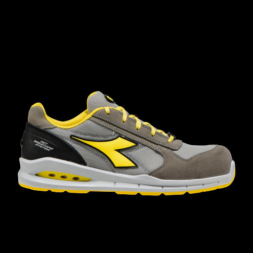 Run Net Airbox-Scarpe Antinfortunistica Traspiranti Ai Carboni Attivi Low S1P Src Grigio-Diadora Utility-Misura 42