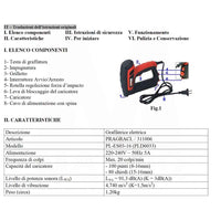 Graffatrice Chiodatrice elettrica - Ribimex PRAGRAL