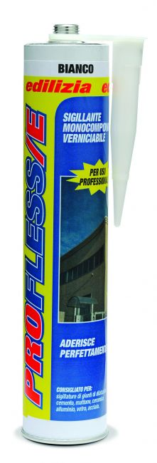 Adesivo Sigillante Poliuretanico della Prochimica Profless-E-L 310ml BIANCO o GRIGIO - - PROFLESS/E BIANCO ML. 310