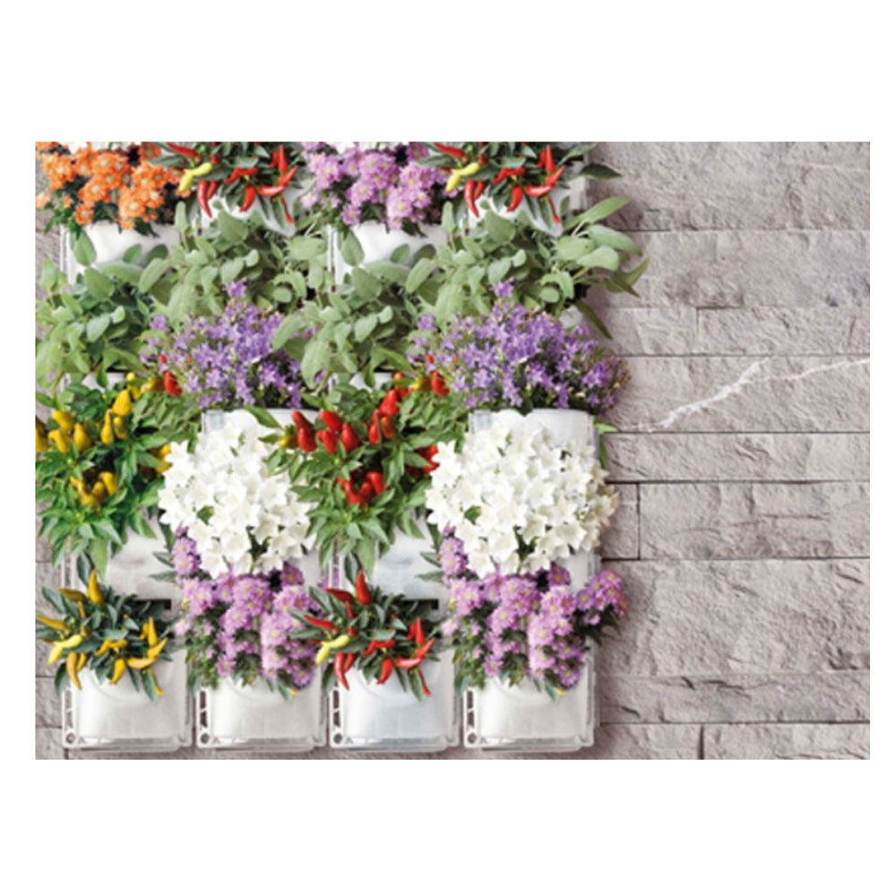 Orto appeso componibile multiuso piante aromatiche e fiori new vertical garden verdemax