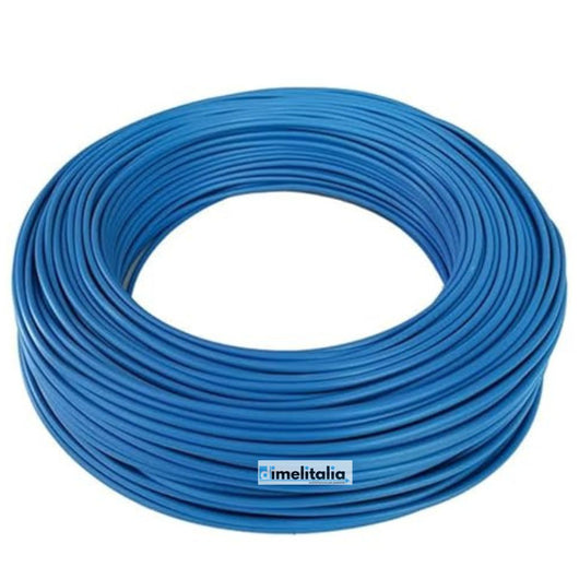 Cavo elettrico cordina unifilare unipolare fs17 rotolo metri 25 colore azzurro, sezione conduttore 1,5 mmq