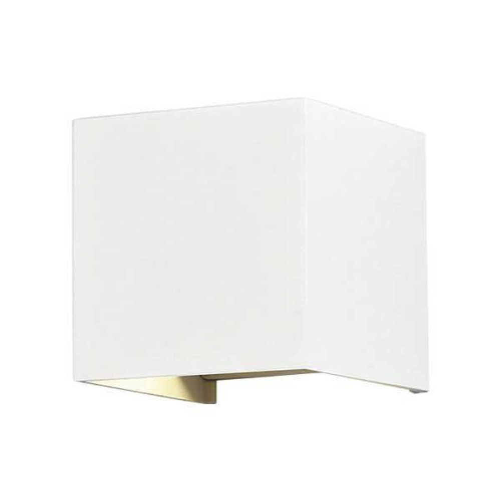 Applique led wall formato cubo colore bianco potenza 12 watt luce naturale 4000k