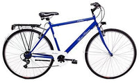 MARIO SCHIANO city bike 28 uomo , bici da passeggio cambio 7 velocita' Shimano , Blu