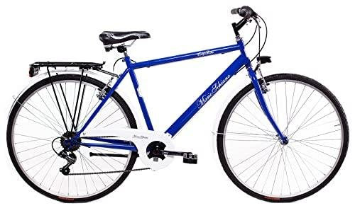 MARIO SCHIANO city bike 28 uomo , bici da passeggio cambio 7 velocita' Shimano , Blu