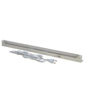 8w Tubo Neon 45cm Led Completo Di Plafoniera T5 Luce Bianco Caldo 3000k Cavo 1mt         