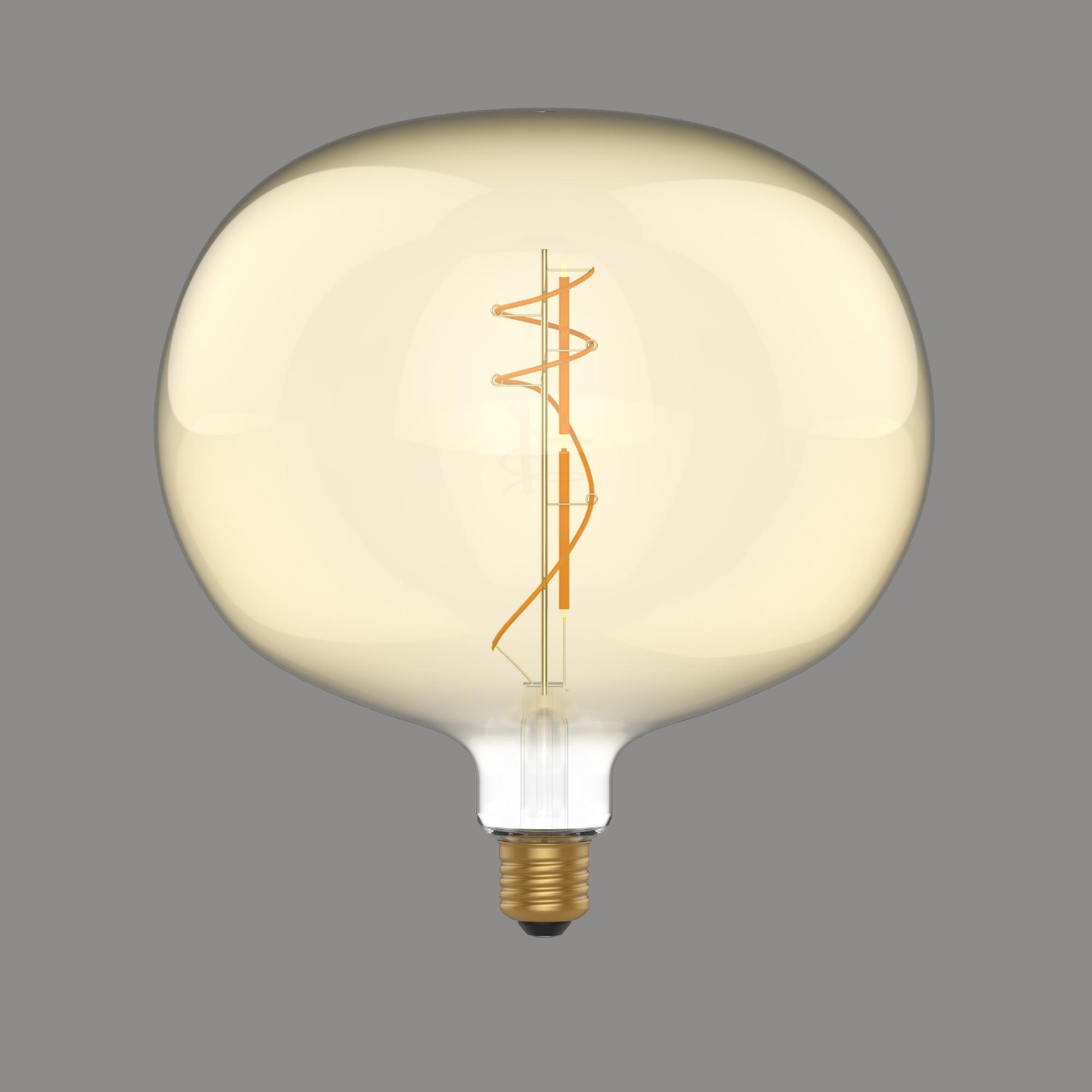 Lampadina led vintage con finitura oro