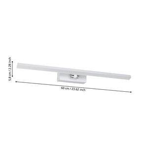 Applique Moderna Verdello Policarbonato Bianco Led Integrato 5W 3000+6500K