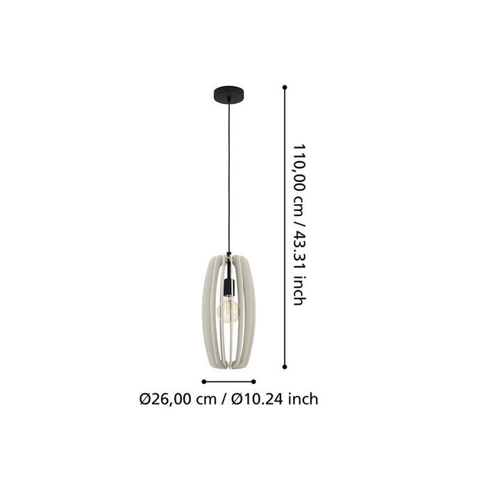 Lampadario Industrial Bajazzara 1 Luce Acciaio Nero Diffusore Grigio