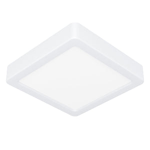 Plafoniera Moderna Fueva 5 In Acciaio Bianco Led Integrato 11W 3000K Ip20