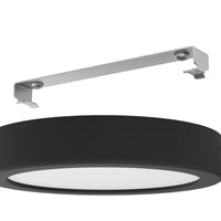 Plafoniera Moderna Fueva 5 In Acciaio Nero Led Integrato 11W 3000K Ip44