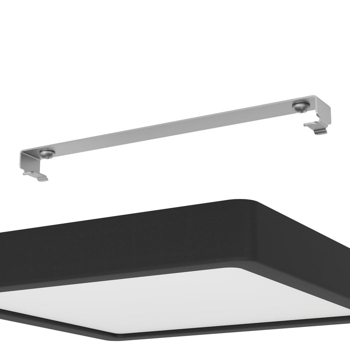 Plafoniera Moderna Fueva 5 In Acciaio Nero Led Integrato 17W 3000K Ip44