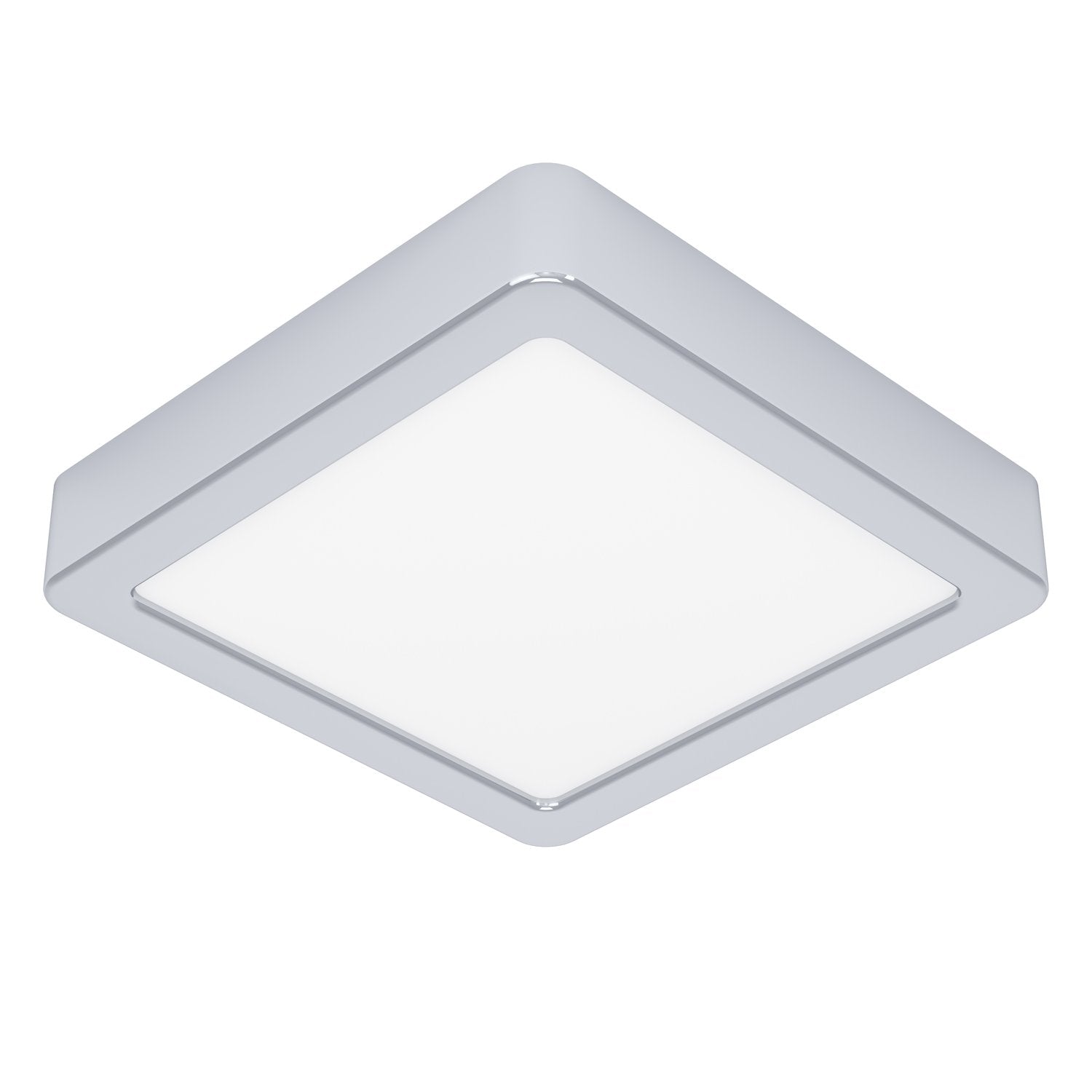 Plafoniera Moderna Fueva 5 In Acciaio Cromo Led Integrato 11W 3000K Ip44