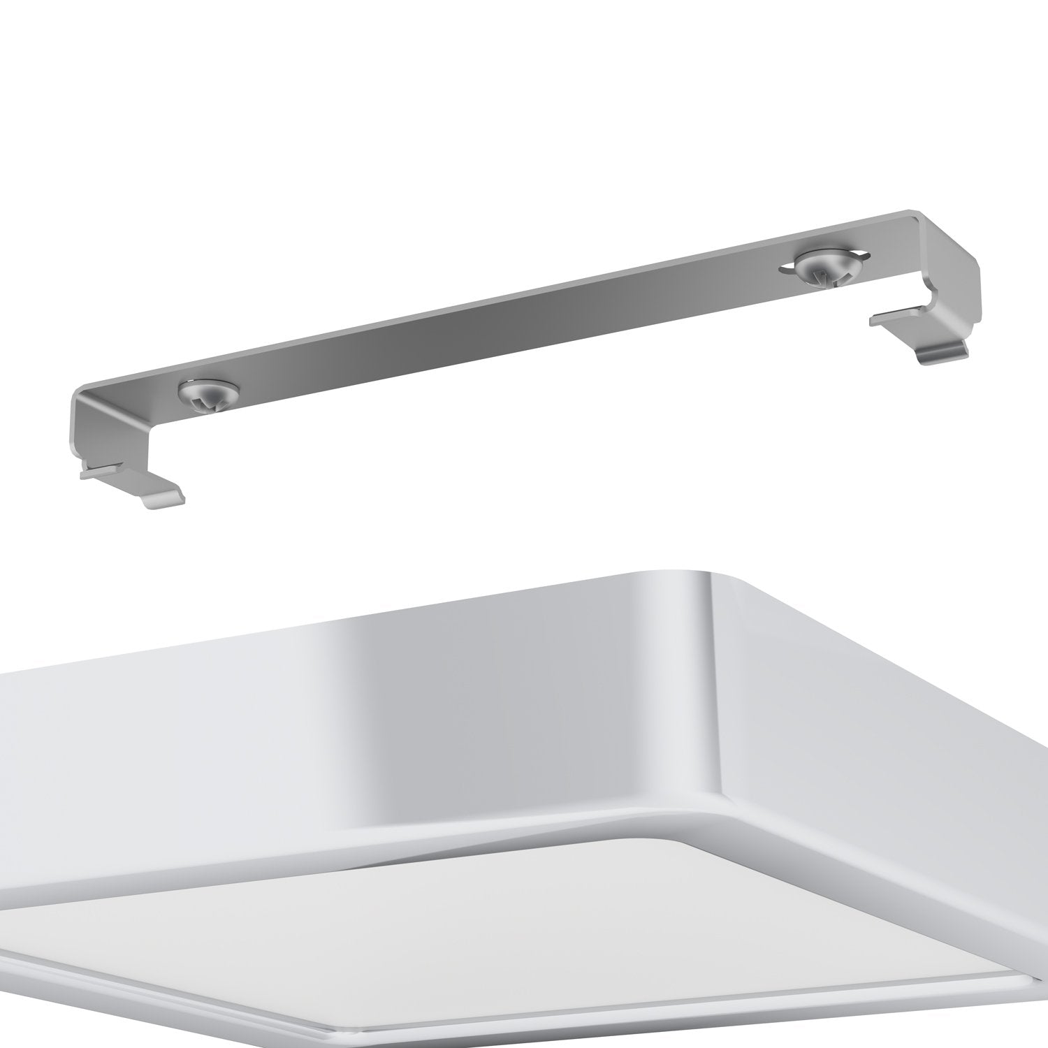 Plafoniera Moderna Fueva 5 In Acciaio Cromo Led Integrato 11W 3000K Ip44