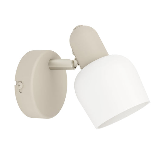 Spot Contemporaneo Corato In Acciaio Color Sabbia 1 Luce E14 18W Ip20