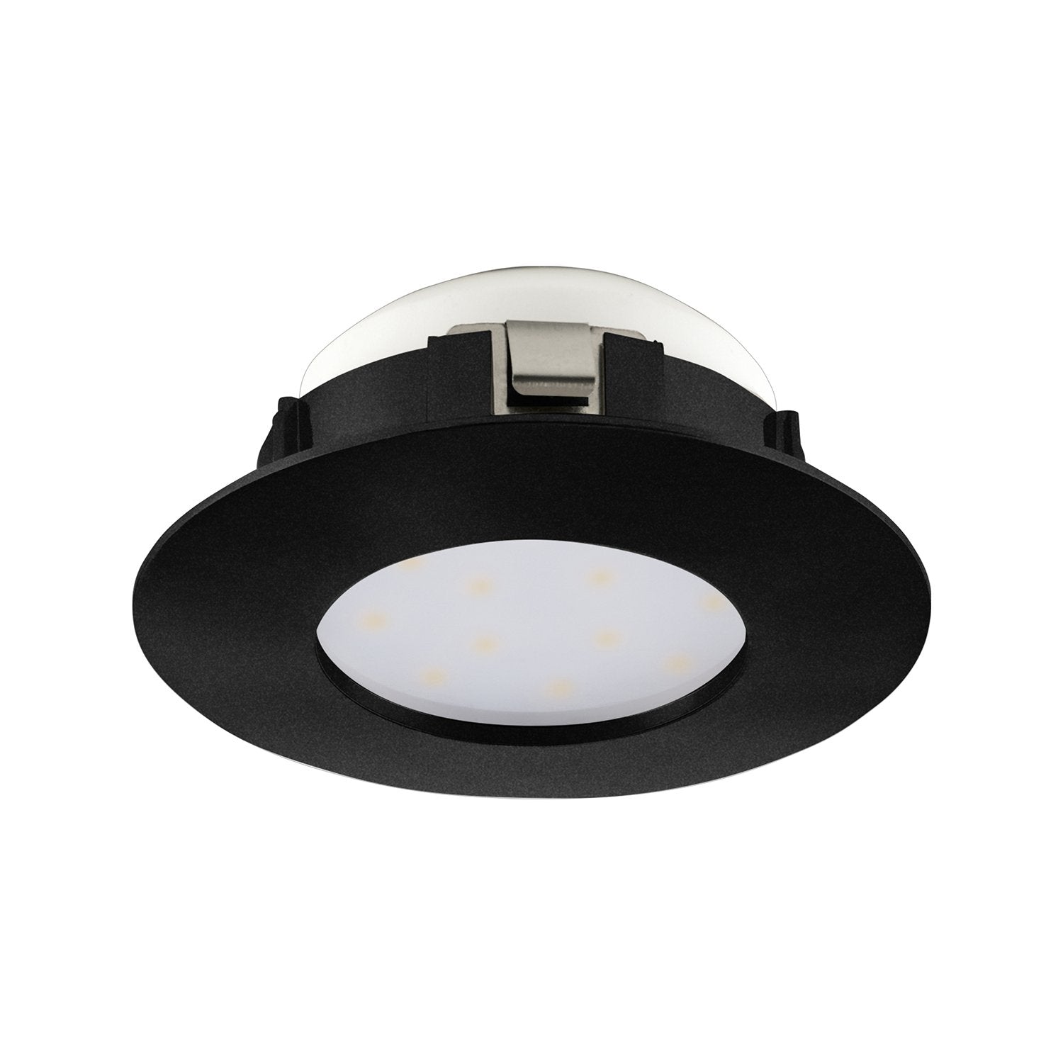 Faretto Ad Incasso Contemporaneo Pineda Policarbonato Nero Led Integrato 4,9W