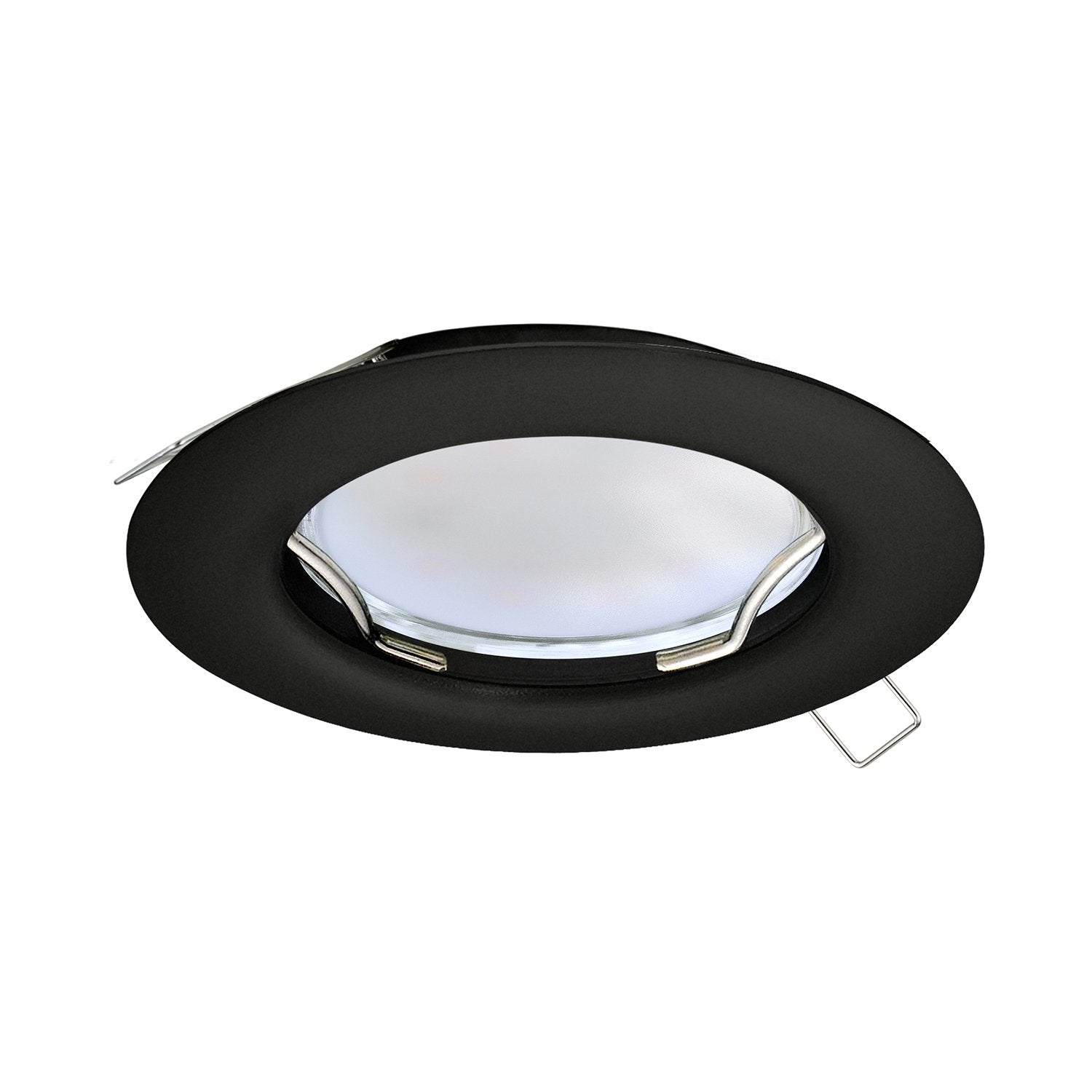 Faretto Ad Incasso Moderno Peneto In Acciaio Nero 1 Luce Gu10 2,8W