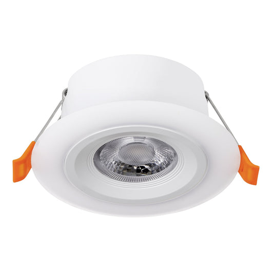 Faretto Ad Incasso Contemporaneo Calonge Policarbonato Bianco Led 4,8W