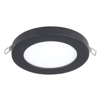 Faretto Ad Incasso Moderno Fueva Flex In Alluminio Nero Led Integrato 5,5W 3000K