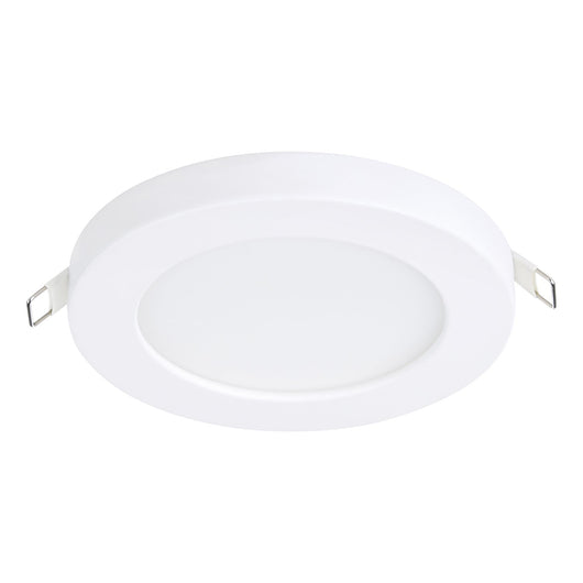 Faretto Ad Incasso Moderno Fueva Flex Alluminio Bianco Led Integrato 5,5W 4000K