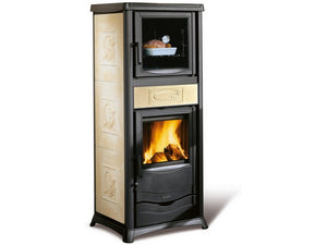 la nordica stufa a legna rossella plus forno evo col. liberty panna vit49548