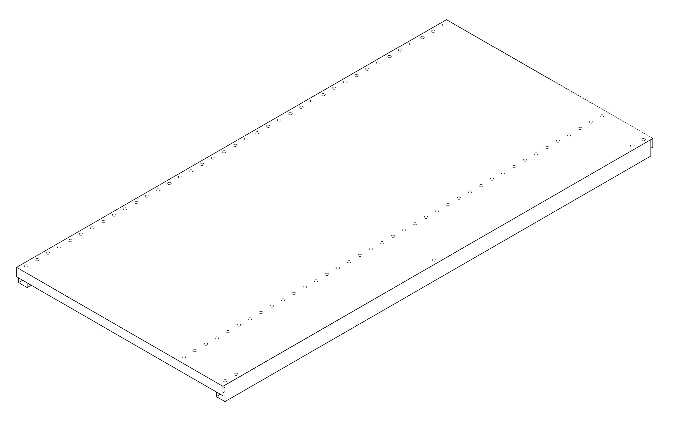 ZAF RIPIANO INTERO CM. 50X100 PANNA  PZ 1,0