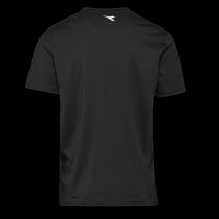 Maglia Estiva In Cotone Organico Mc Atony Ii Nera 80013 150 Gr-T-Shirt Diadora Utility-Taglia L