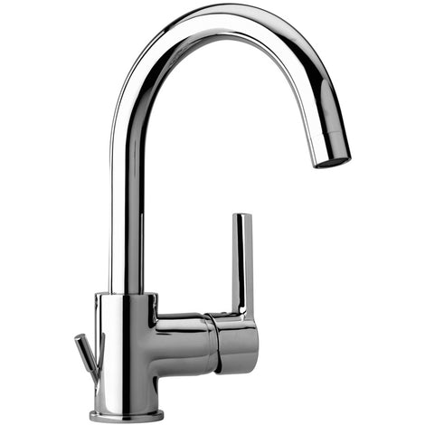 Miscelatore Rubinetto monocomando PAINI serie Le Mans per lavabo con bocca alta cod. 90CR250