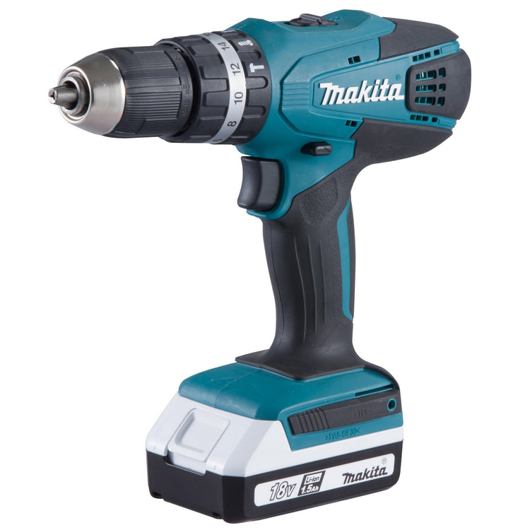 Makita Traparente Con 2 Batterie 18Vp-Li Hp457Dwe