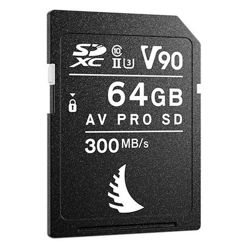 Scheda di memoria angelbird avp064sdmk2v90 v90 pro black