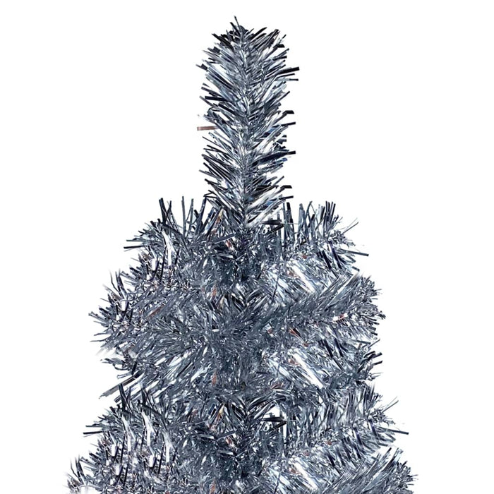 Albero di Natale Sottile Argento 180 cm