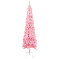 Albero di Natale Sottile Rosa 150 cm