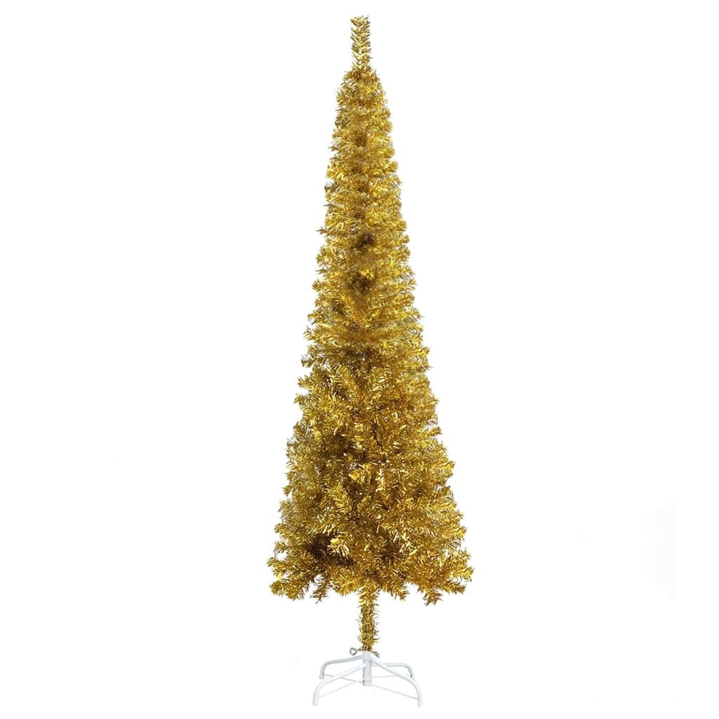 Albero di Natale Sottile Oro 120 cm