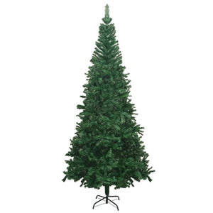 Set Albero di Natale Artificiale LED e Palline Verde L 240 cm PVC