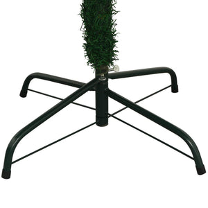 Set Albero di Natale Artificiale LED e Palline Verde L 240 cm PVC